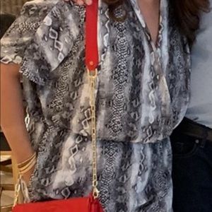 Snake print romper by 1.4.3 Story large REDUCED!!